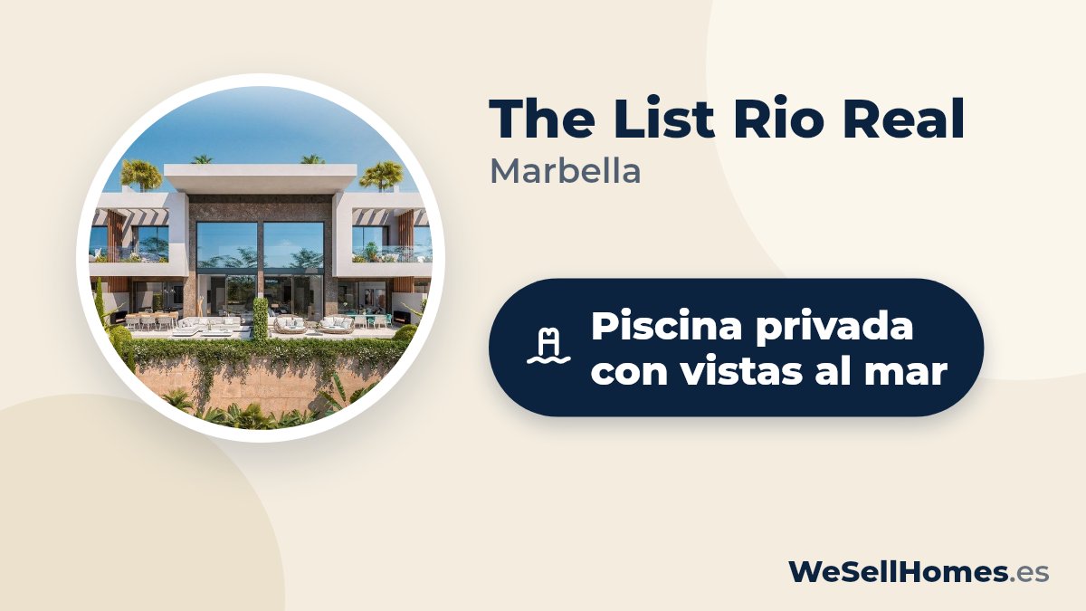 The List Rio Real, Marbella: Piscina privada con vistas al mar