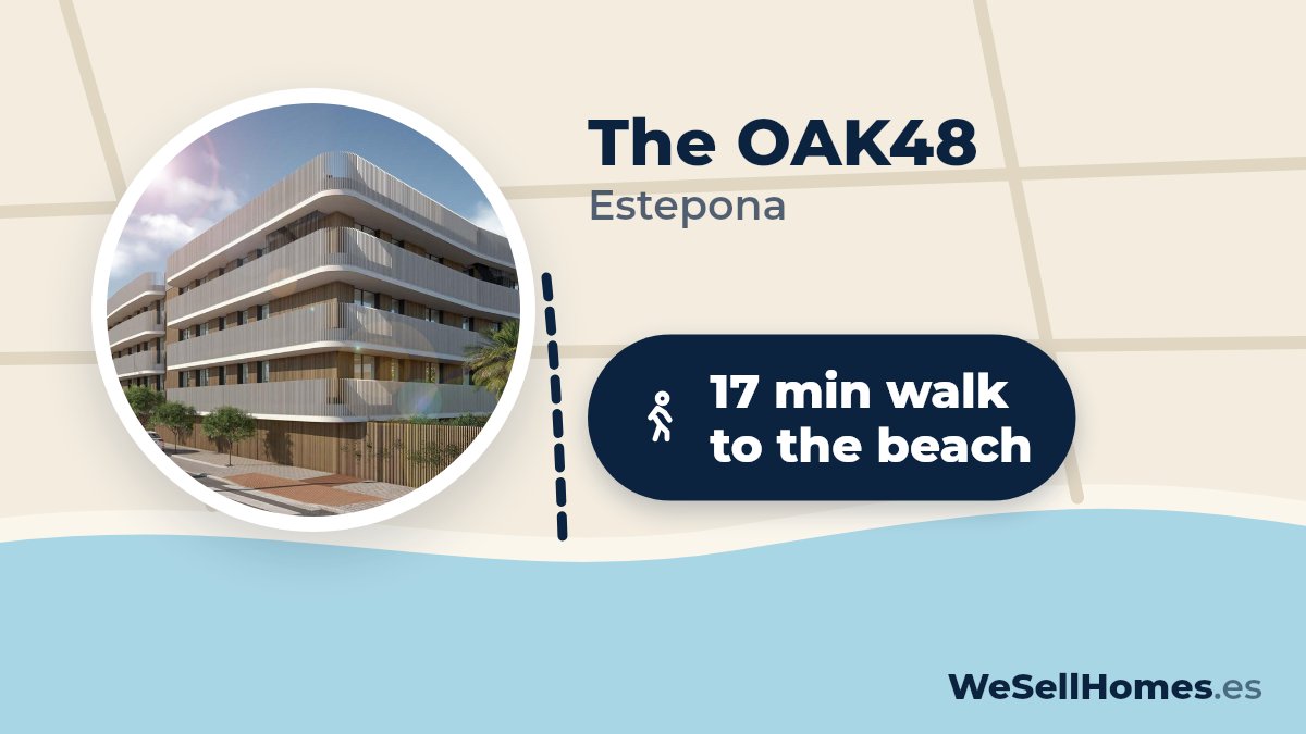 The OAK48, Estepona: 17 min walk to the beach