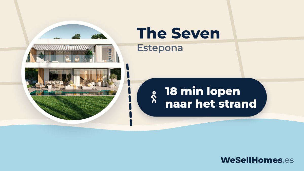 The Seven, Estepona: 18 min lopen naar het strand