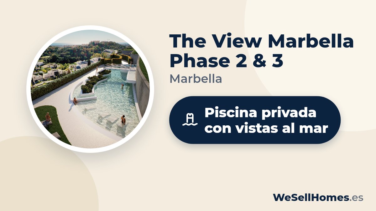 The View Marbella Phase 2 & 3, Marbella: Piscina privada con vistas al mar