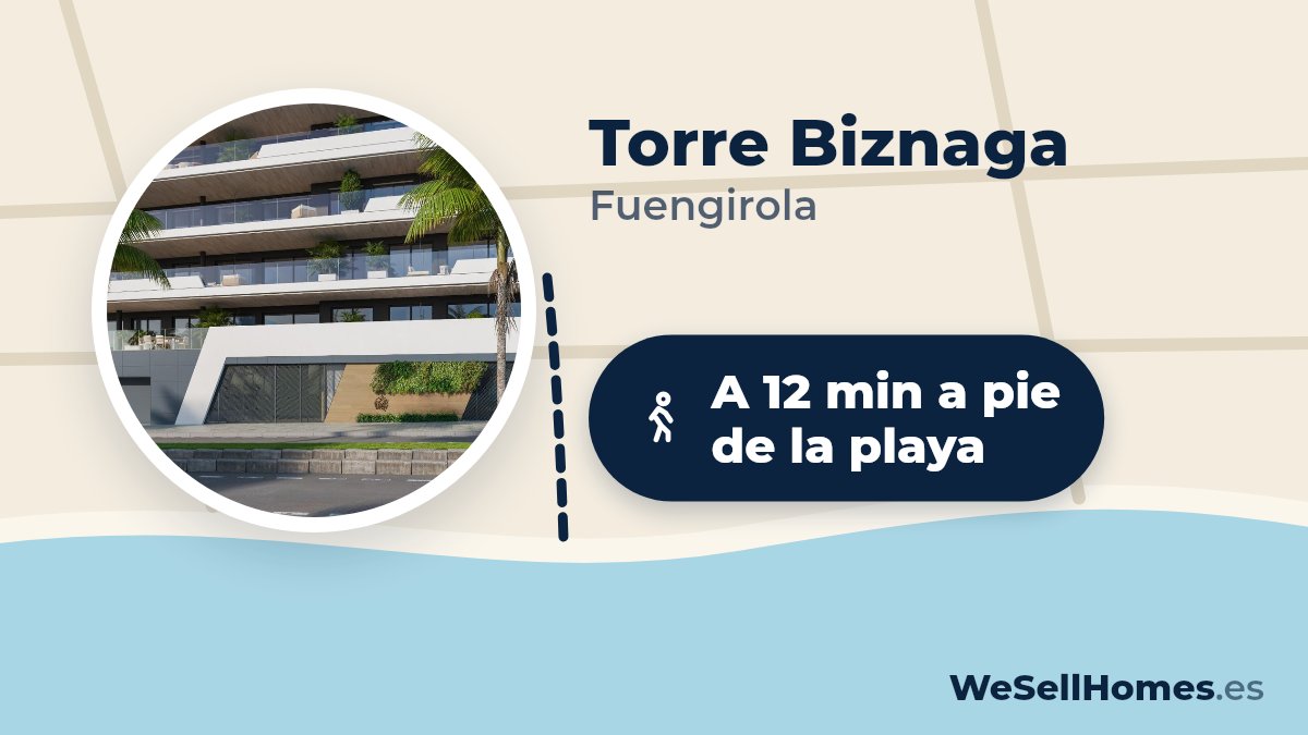 Torre Biznaga, Fuengirola: A 12 min a pie de la playa
