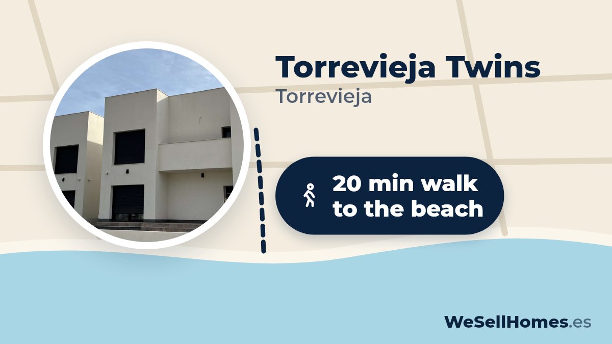Torrevieja Twins, Torrevieja: 20 min walk to the beach
