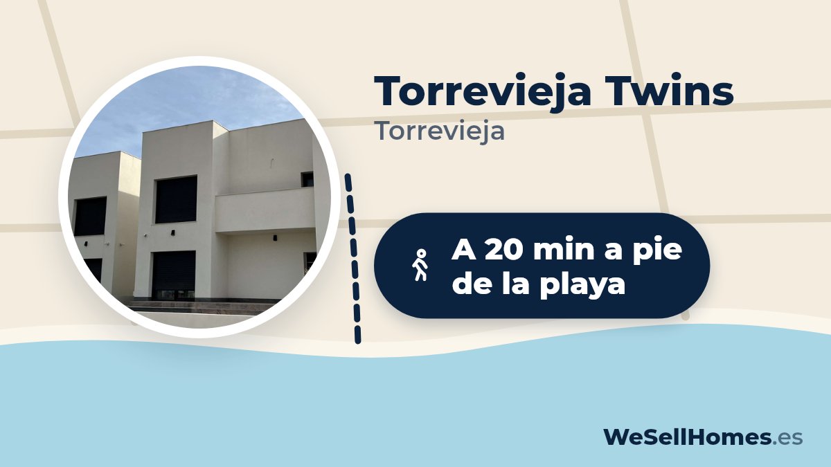 Torrevieja Twins, Torrevieja: A 20 min a pie de la playa