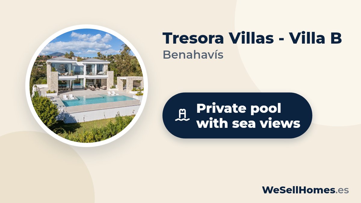 Tresora Villas - Villa B, Benahavís: Private pool with sea views