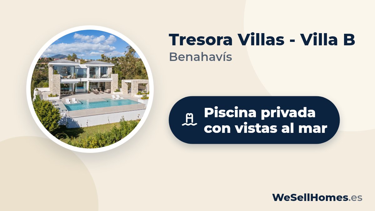 Tresora Villas - Villa B, Benahavís: Piscina privada con vistas al mar