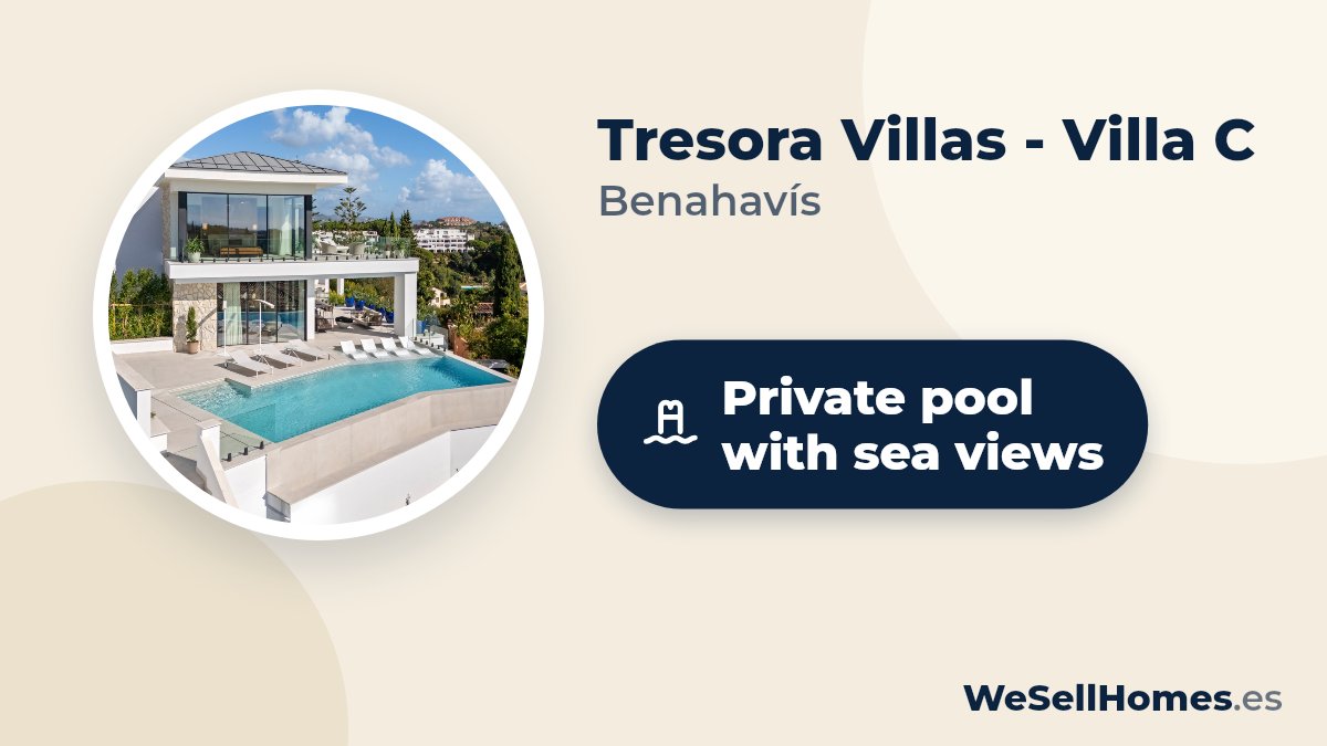 Tresora Villas - Villa C, Benahavís: Private pool with sea views