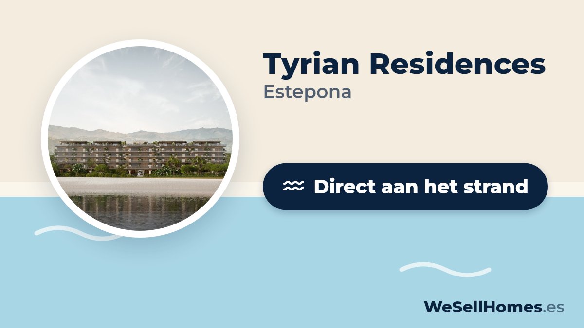 Tyrian Residences, Estepona: Direct aan het strand