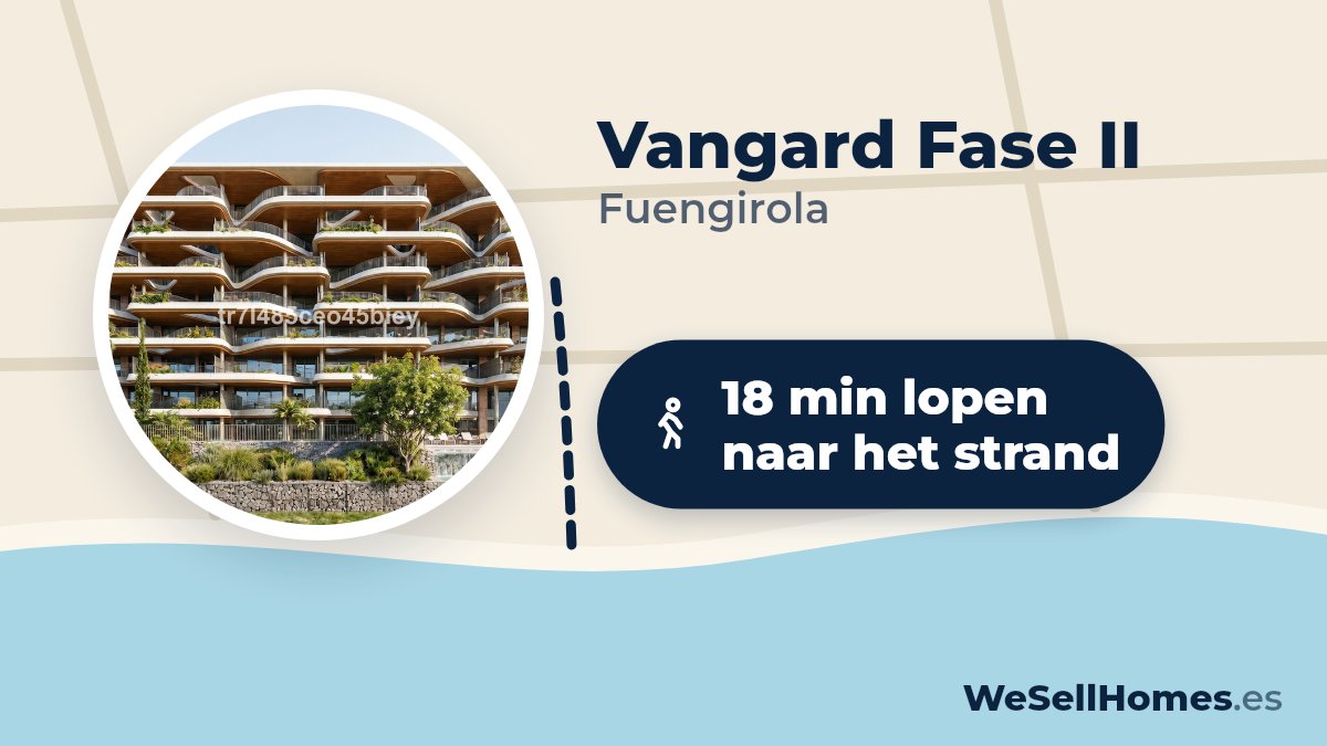 Vangard Fase II, Fuengirola: 18 min lopen naar het strand