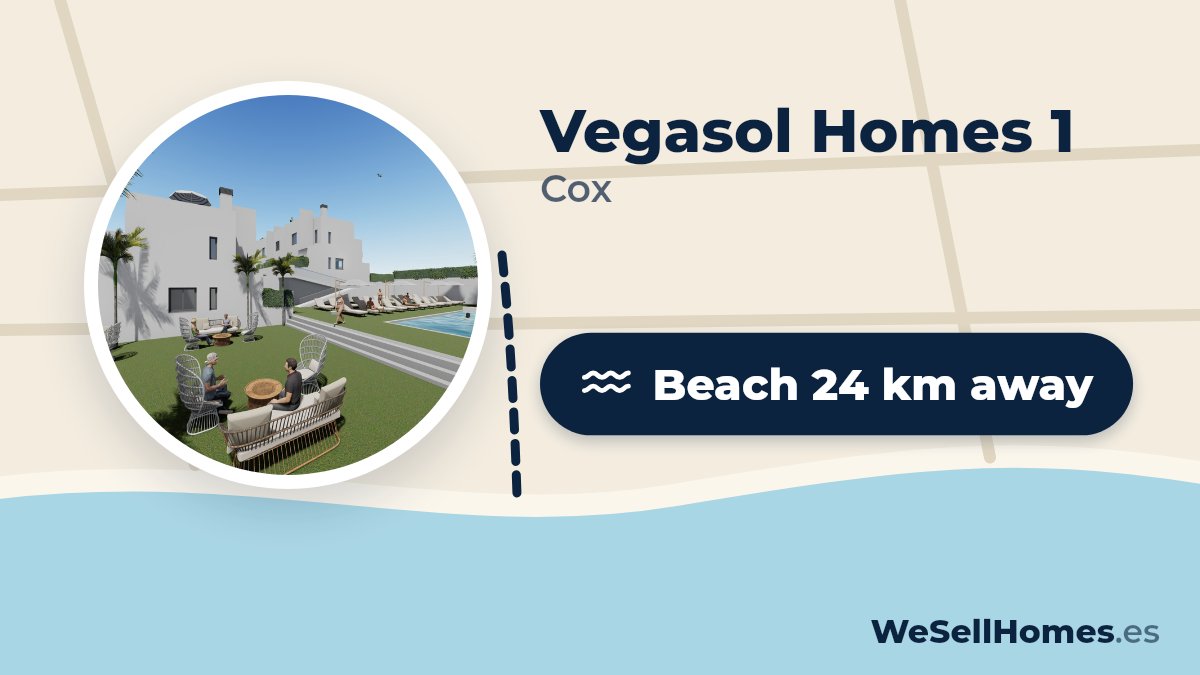 Vegasol Homes 1, Cox: Beach 24 km away