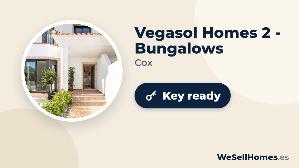 Vegasol Homes 2 - Bungalows, Cox: Key ready