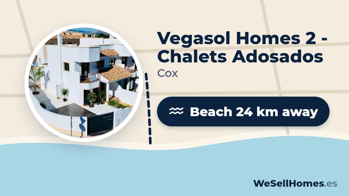 Vegasol Homes 2 - Chalets Adosados, Cox: Beach 24 km away