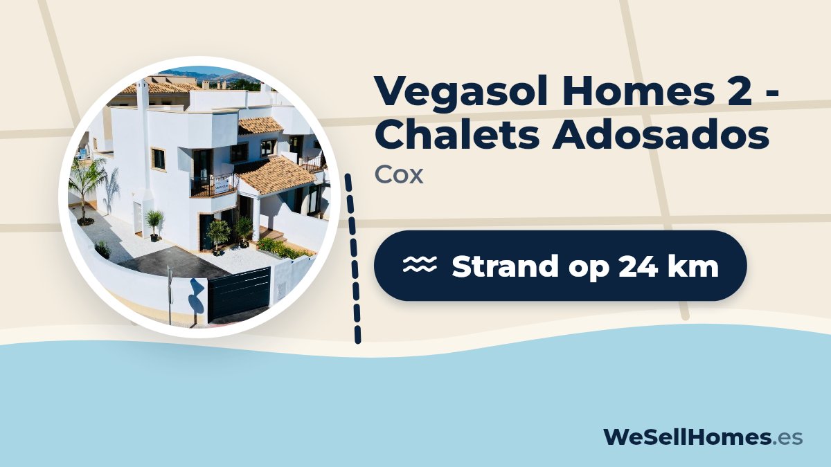 Vegasol Homes 2 - Chalets Adosados, Cox: Strand op 24 km