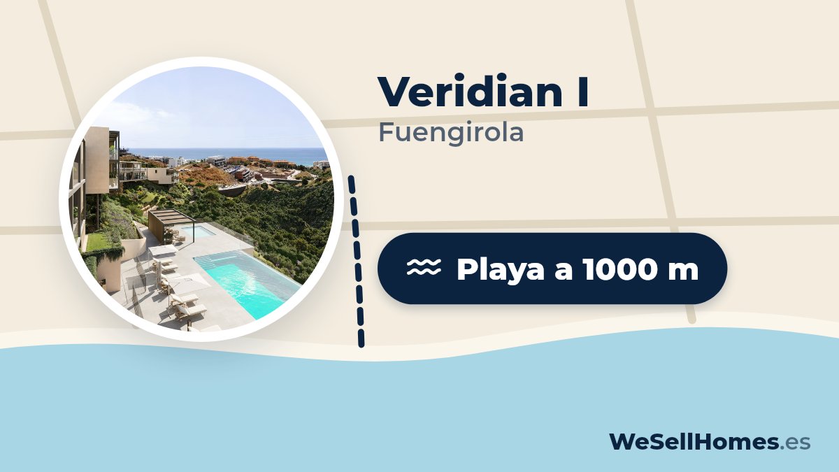Veridian I, Fuengirola: Playa a 1000 m
