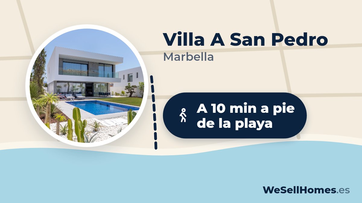 Villa A San Pedro, Marbella: A 10 min a pie de la playa