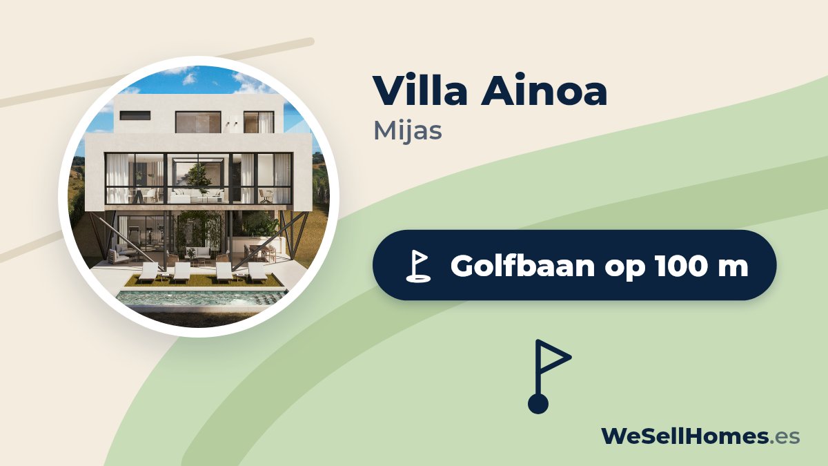 Villa Ainoa, Mijas: Golfbaan op 100 m