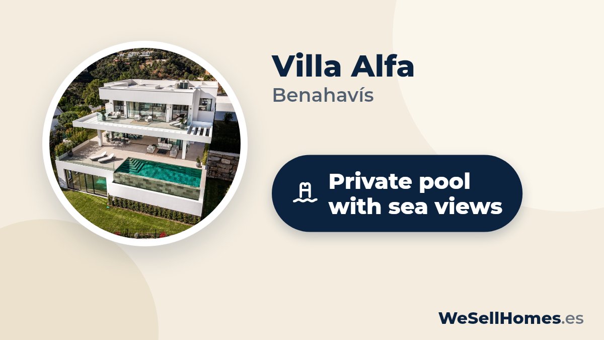 Villa Alfa, Benahavís: Private pool with sea views