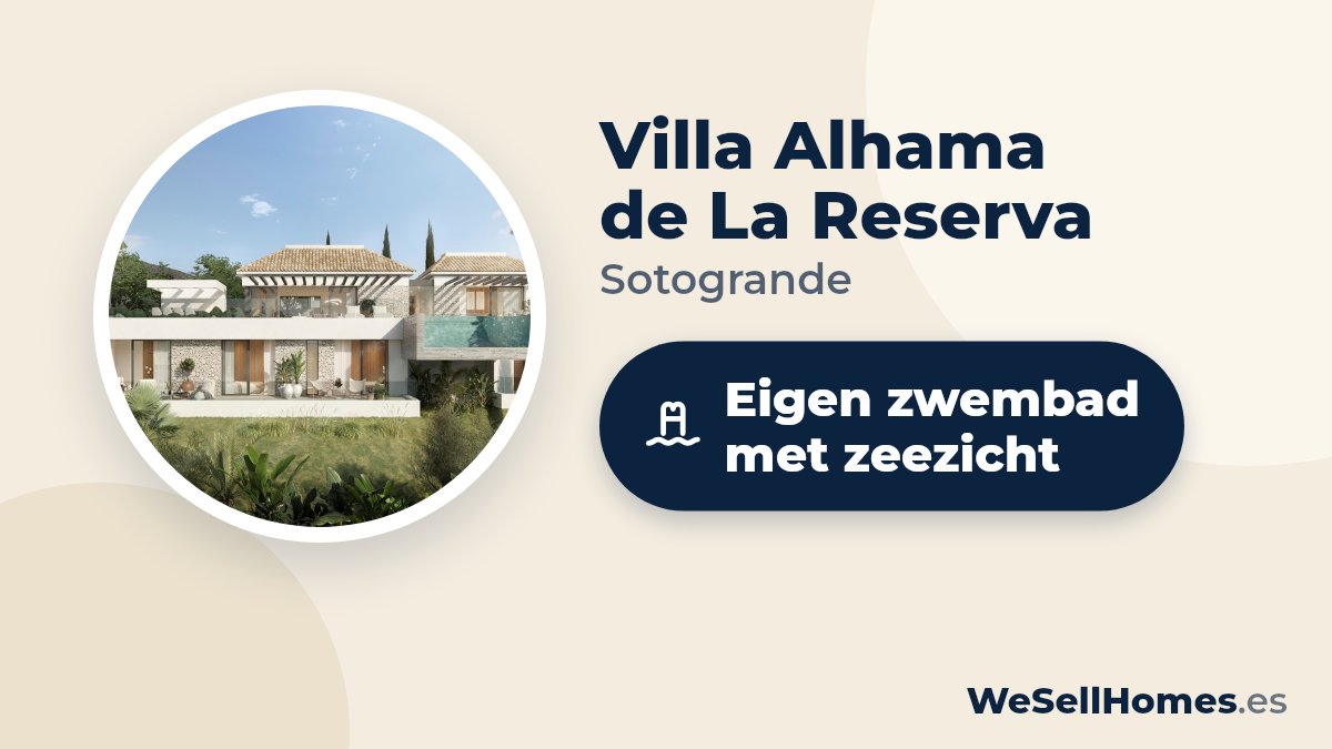 Villa Alhama de La Reserva, Sotogrande: Eigen zwembad met zeezicht