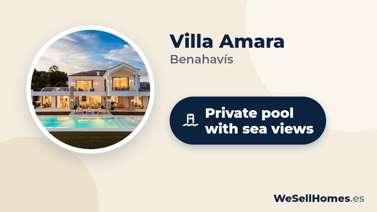 Villa Amara, Benahavís: Private pool with sea views