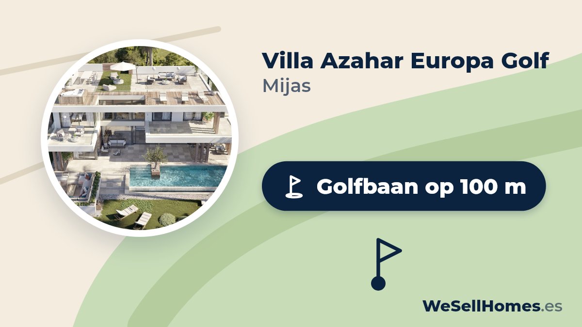 Villa Azahar Europa Golf, Mijas: Golfbaan op 100 m