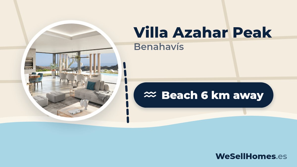 Villa Azahar Peak, Benahavís: Beach 6 km away