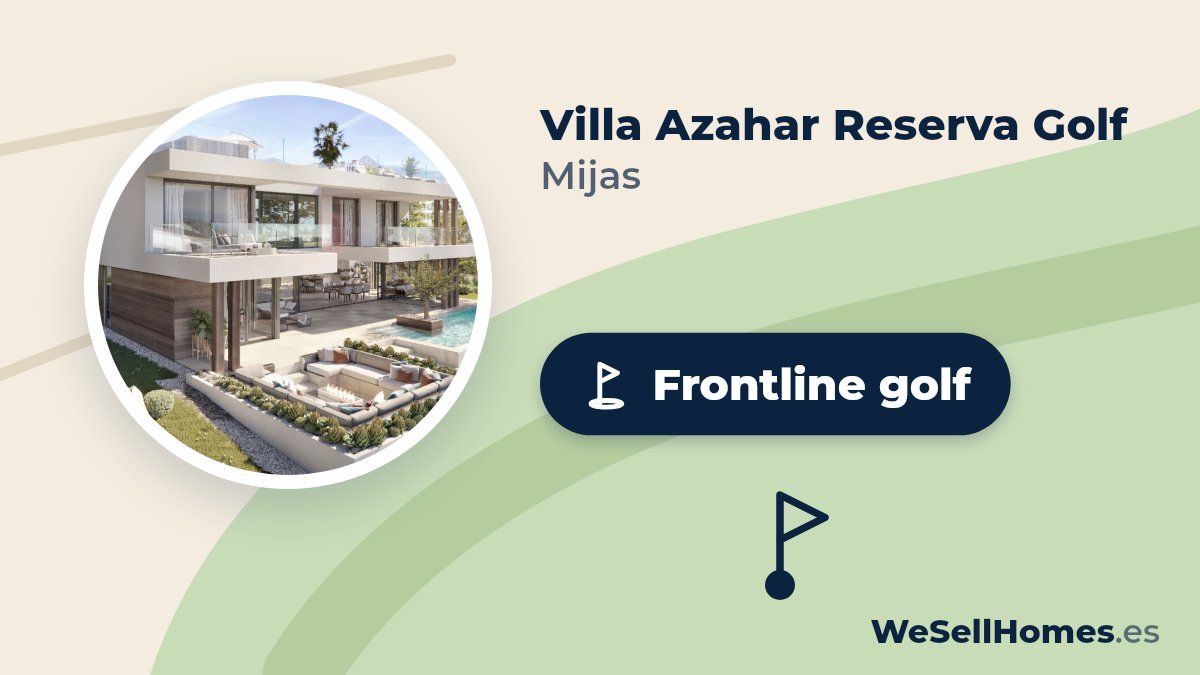 Villa Azahar Reserva Golf, Mijas: Frontline golf