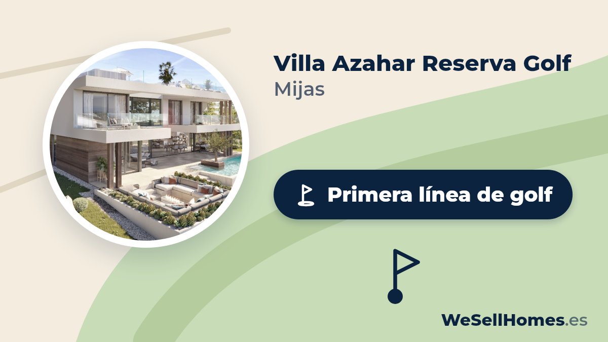Villa Azahar Reserva Golf, Mijas: Primera línea de golf