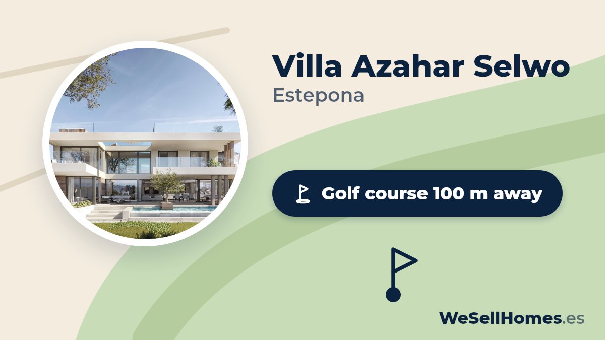 Villa Azahar Selwo, Estepona: Golf course 100 m away