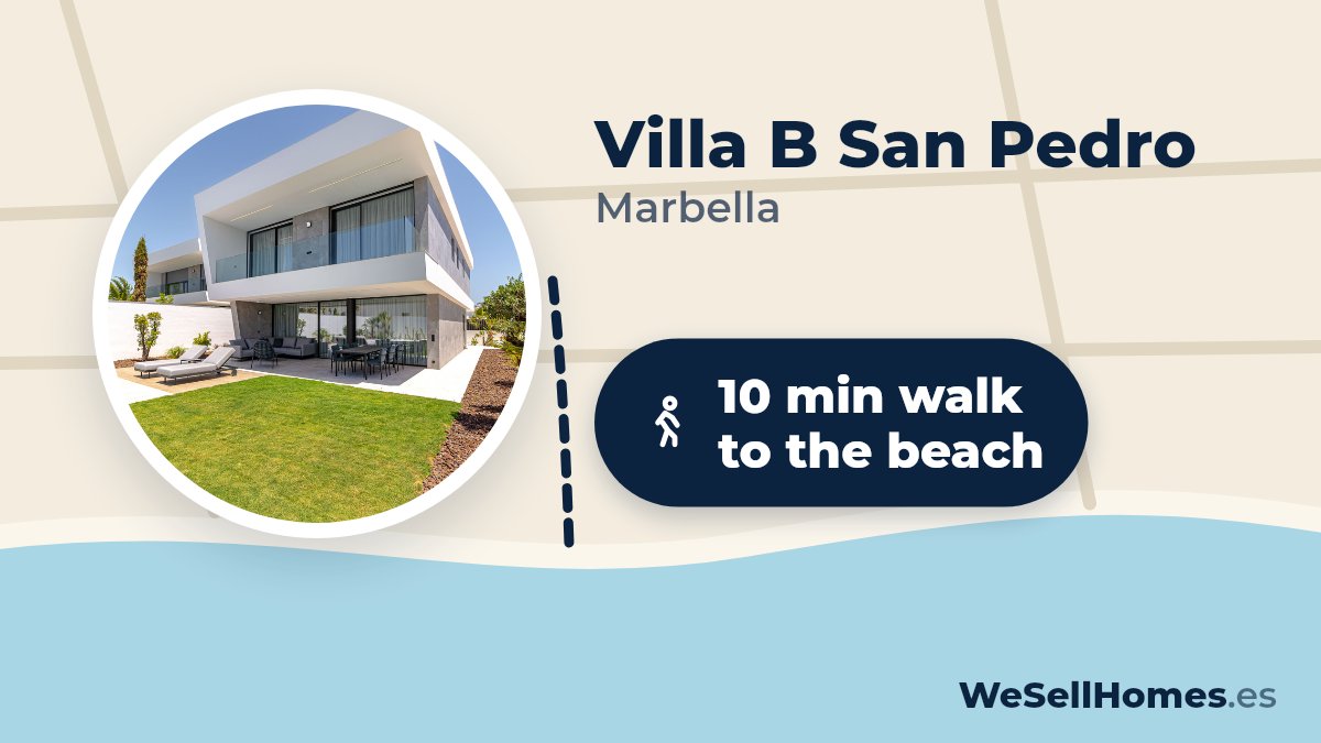 Villa B San Pedro, Marbella: 10 min walk to the beach