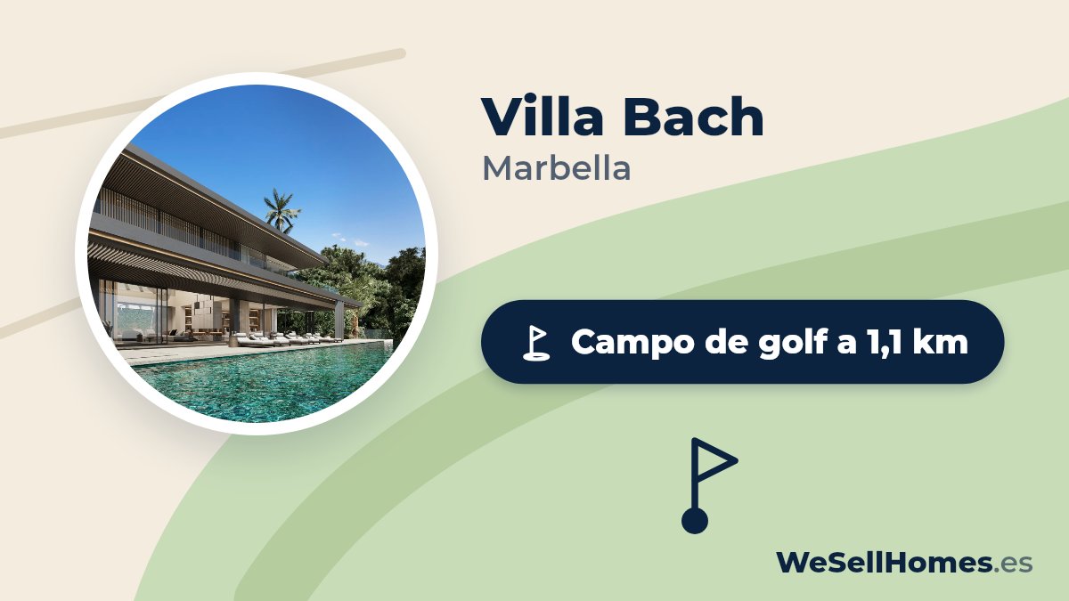 Villa Bach, Marbella: Campo de golf a 1,1 km