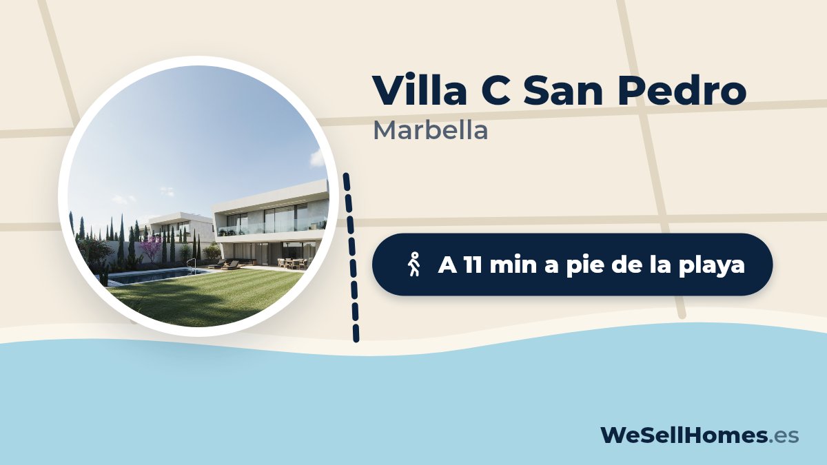 Villa C San Pedro, Marbella: A 11 min a pie de la playa
