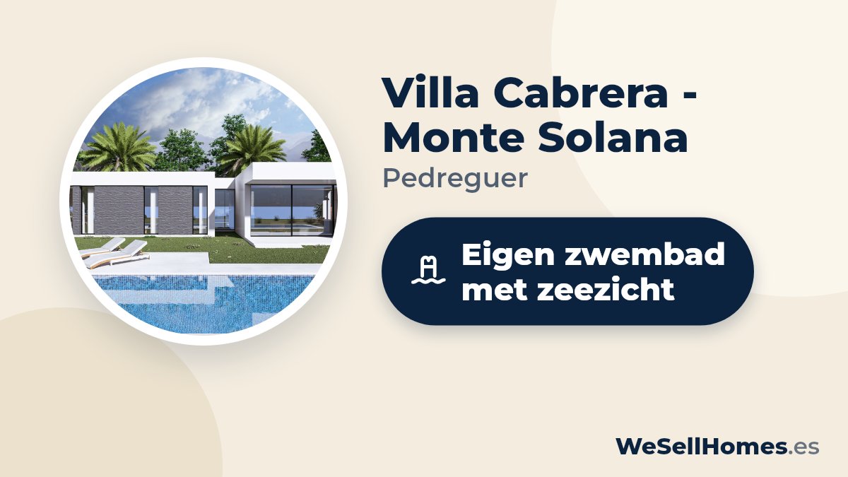 Villa Cabrera - Monte Solana, Pedreguer: Eigen zwembad met zeezicht