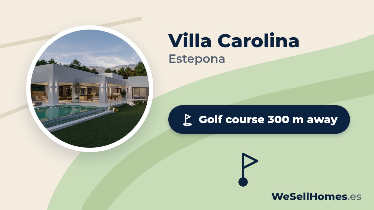 Villa Carolina, Estepona: Golf course 300 m away