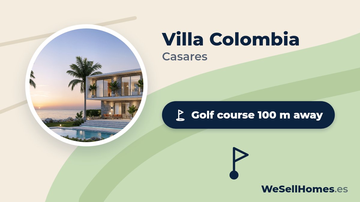 Villa Colombia, Casares: Golf course 100 m away