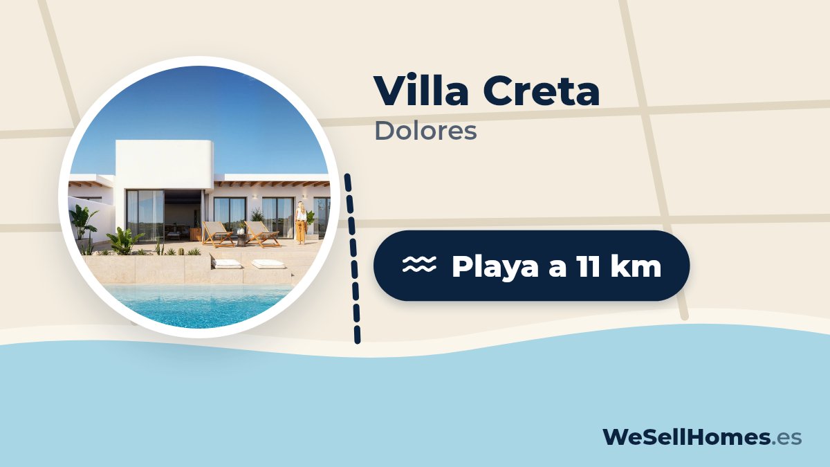 Villa Creta, Dolores: Playa a 11 km