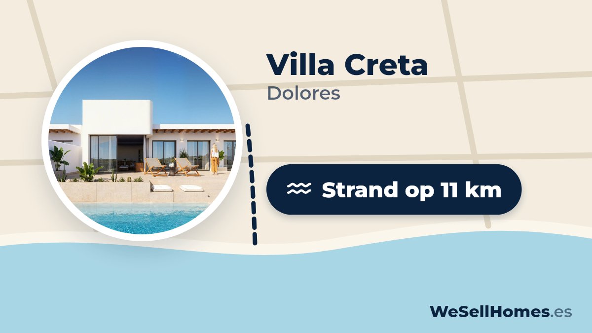Villa Creta, Dolores: Strand op 11 km