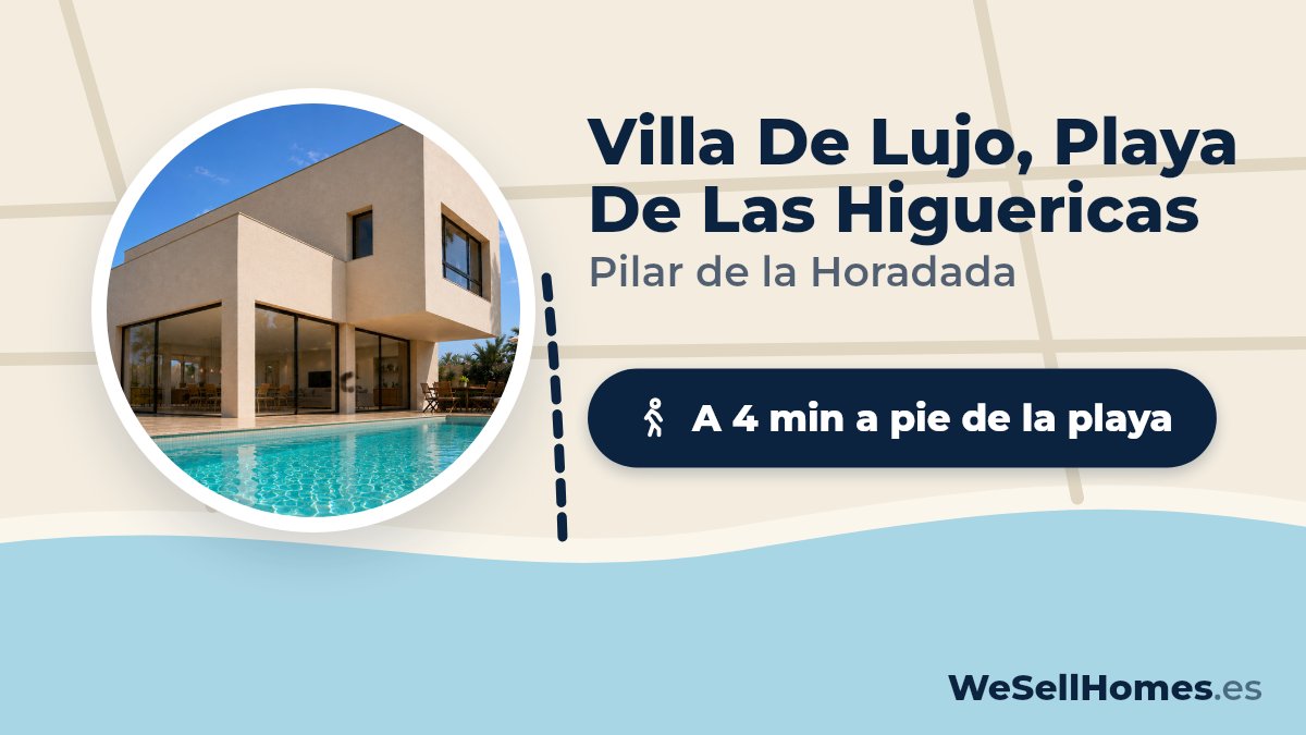 Villa De Lujo, Playa De Las Higuericas, Pilar de la Horadada: A 4 min a pie de la playa