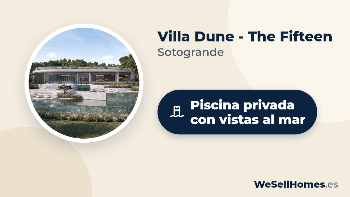 Villa Dune - The Fifteen, Sotogrande: Piscina privada con vistas al mar