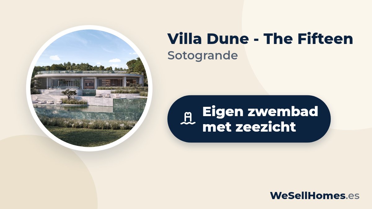 Villa Dune - The Fifteen, Sotogrande: Eigen zwembad met zeezicht