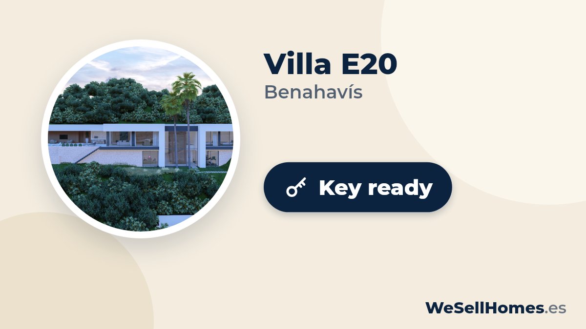 Villa E20, Benahavís: Key ready