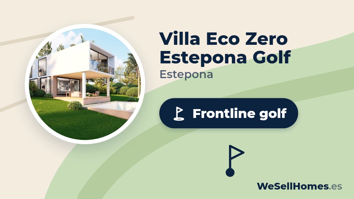 Villa Eco Zero Estepona Golf, Estepona: Frontline golf