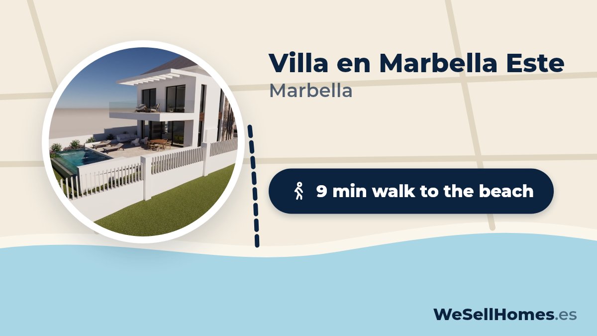 Villa en Marbella Este, Marbella: 9 min walk to the beach