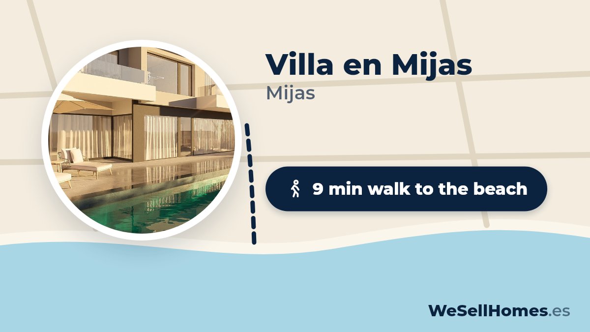 Villa en Mijas, Mijas: 9 min walk to the beach