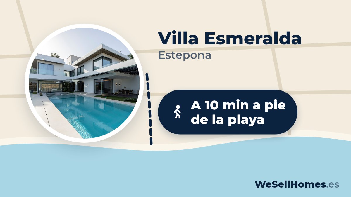 Villa Esmeralda, Estepona: A 10 min a pie de la playa