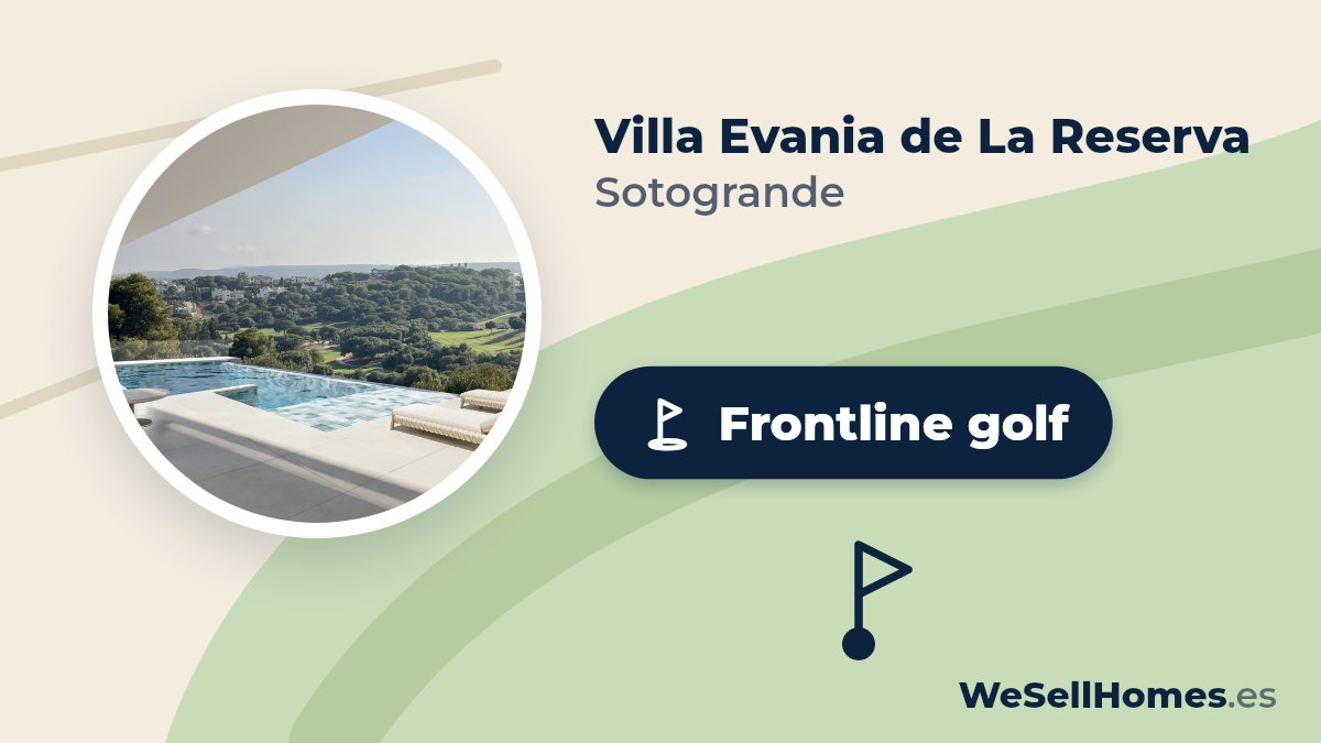 Villa Evania de La Reserva, Sotogrande: Frontline golf