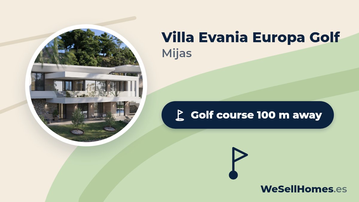 Villa Evania Europa Golf, Mijas: Golf course 100 m away
