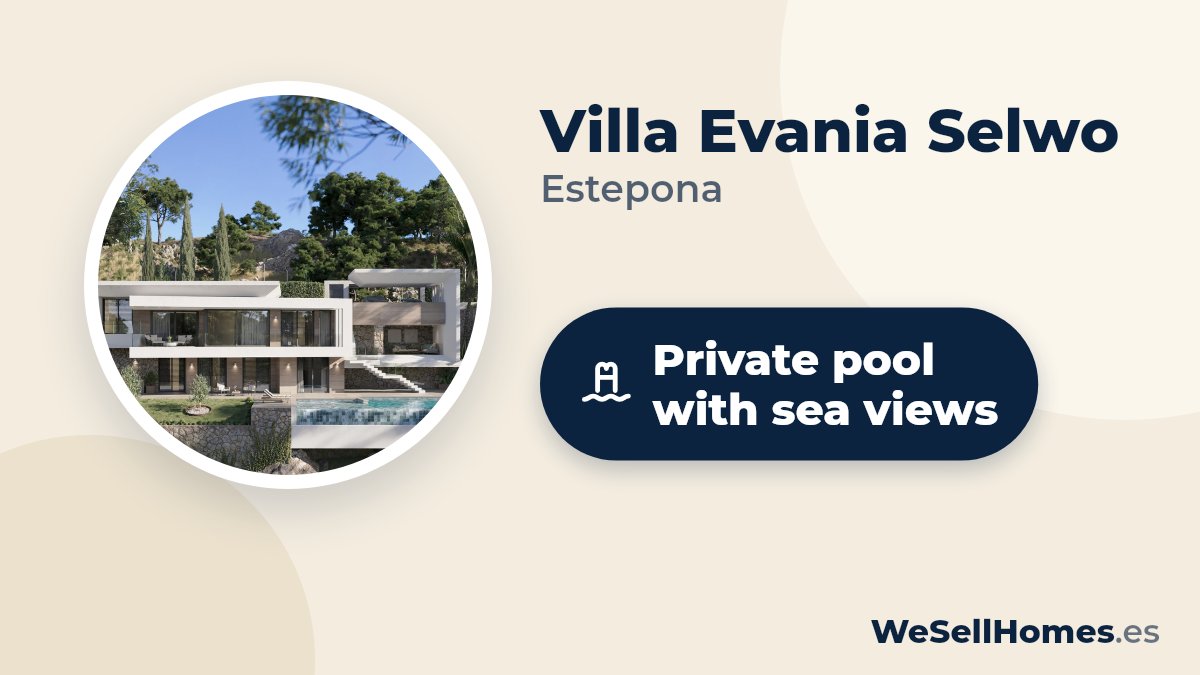Villa Evania Selwo, Estepona: Private pool with sea views