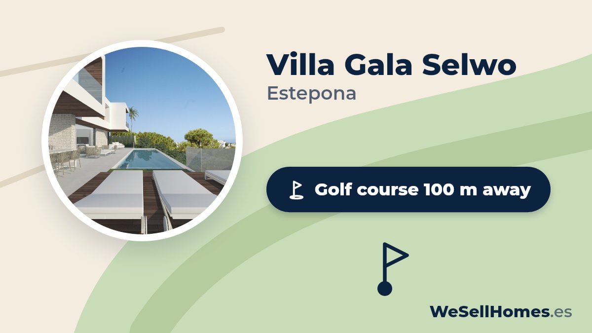 Villa Gala Selwo, Estepona: Golf course 100 m away