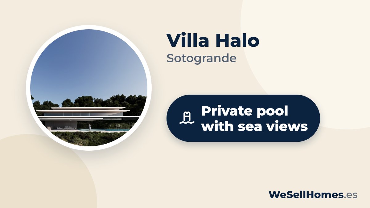Villa Halo, Sotogrande: Private pool with sea views