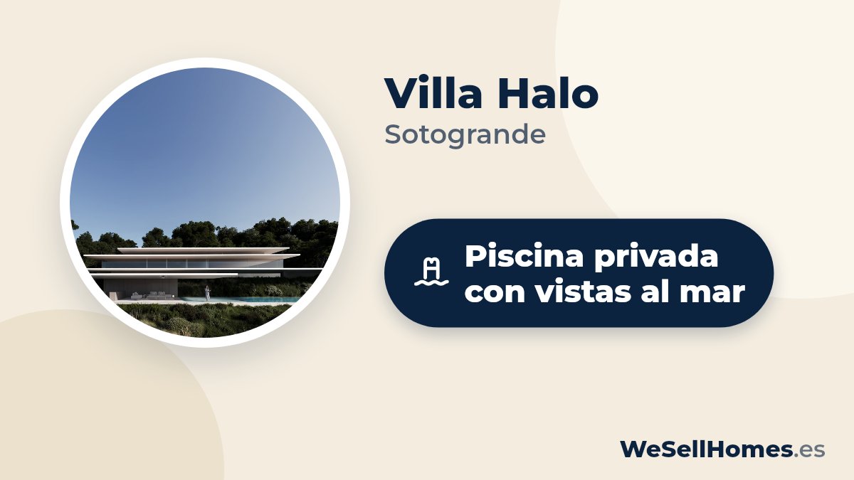 Villa Halo, Sotogrande: Piscina privada con vistas al mar