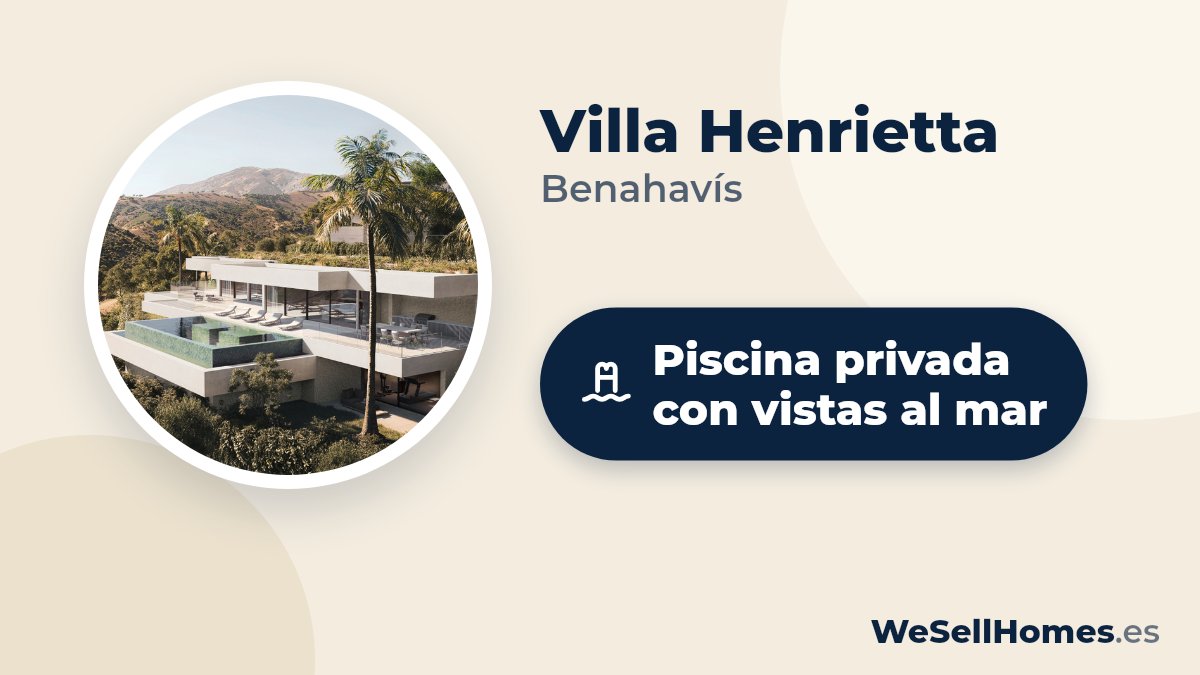 Villa Henrietta, Benahavís: Piscina privada con vistas al mar